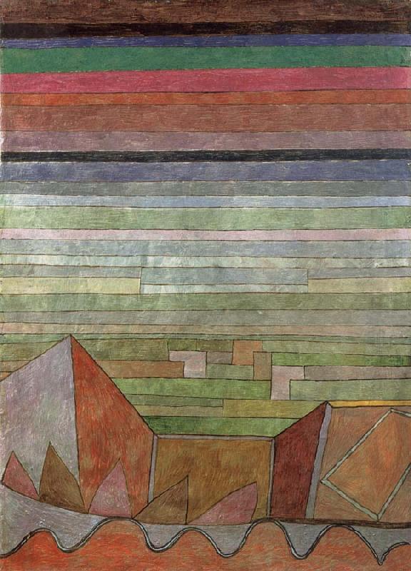Paul Klee View in the the fertile country china oil painting image